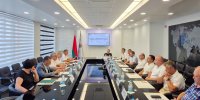 Сегодня в администрации СЭЗ «Гомель-Ратон» состоялась встреча руководителей предприятий-резидентов СЭЗ с представителями профсоюзных организаций